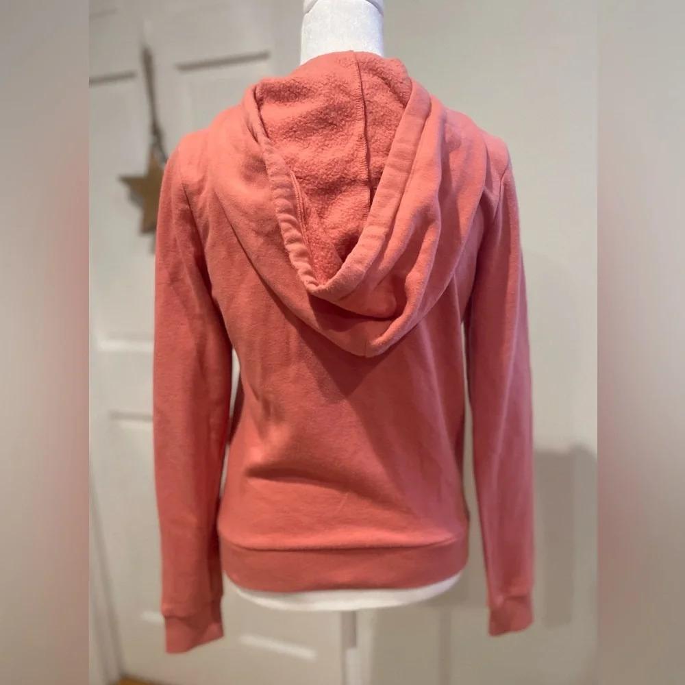Victorias Secret PINK Everyday Lounge Perfect Full Zip Hoodie XSmall Dusty Coral - Picture 7 of 10